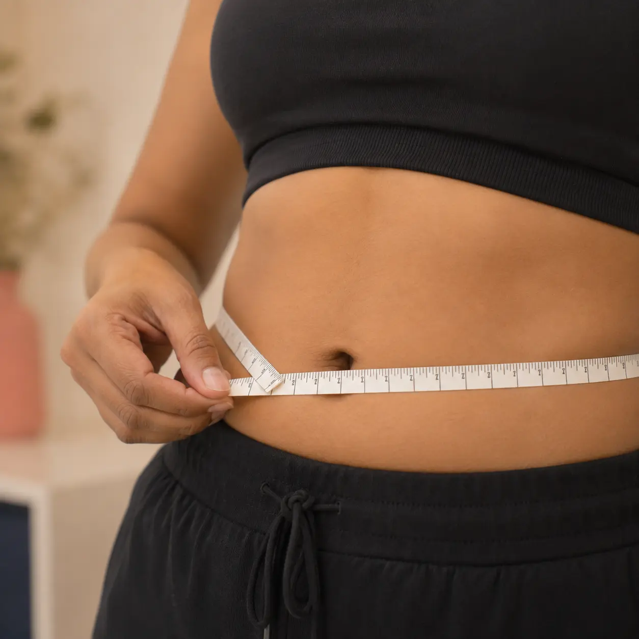 Person seeking reduced circumference in the abdomen, glutes, thighs, or arms, representing an EMS inch-loss candidate at Smart Surgeons